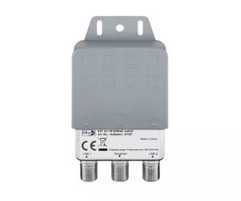 DINIC DiSEqC LNB switch 2/1 for 2 LNBs to 1 TV, DINIC box